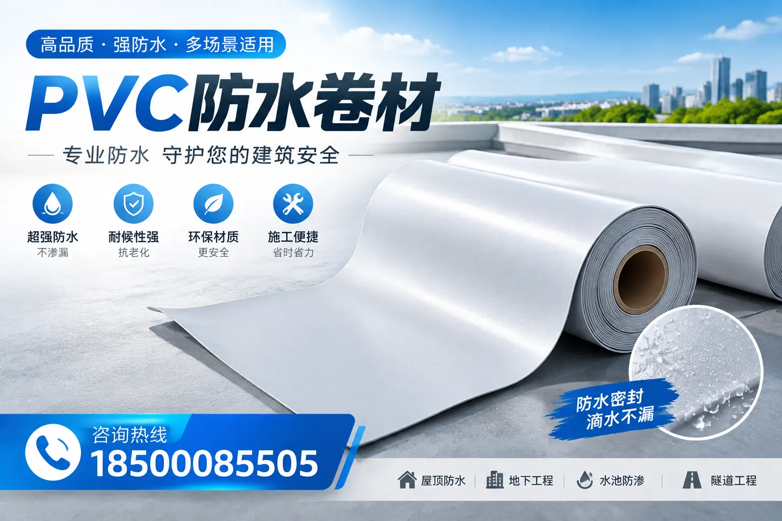 PVC防水卷材的市场竞争分析，马鞍山品牌选择参考