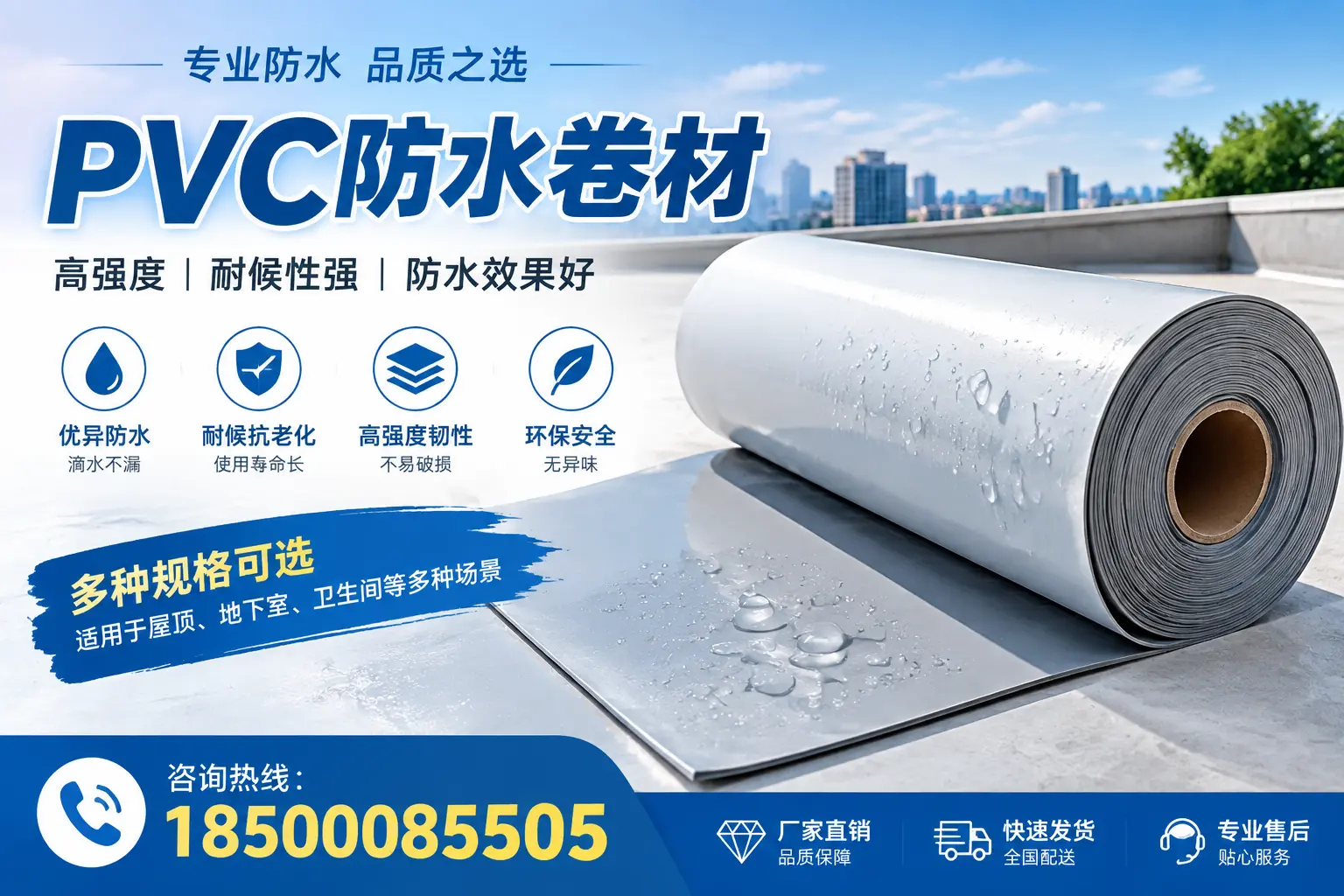 选用PVC防水卷材时需要避开的常见误区，特别是在马鞍山